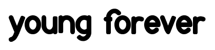 young forever font